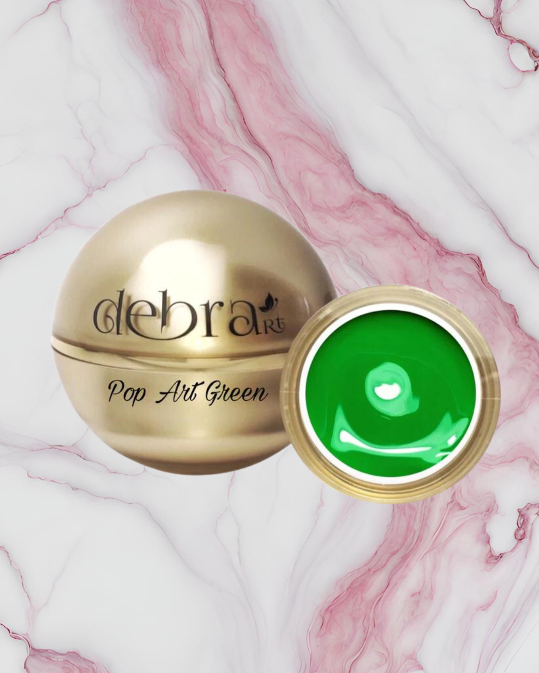 Artistic gel pasta pop art green