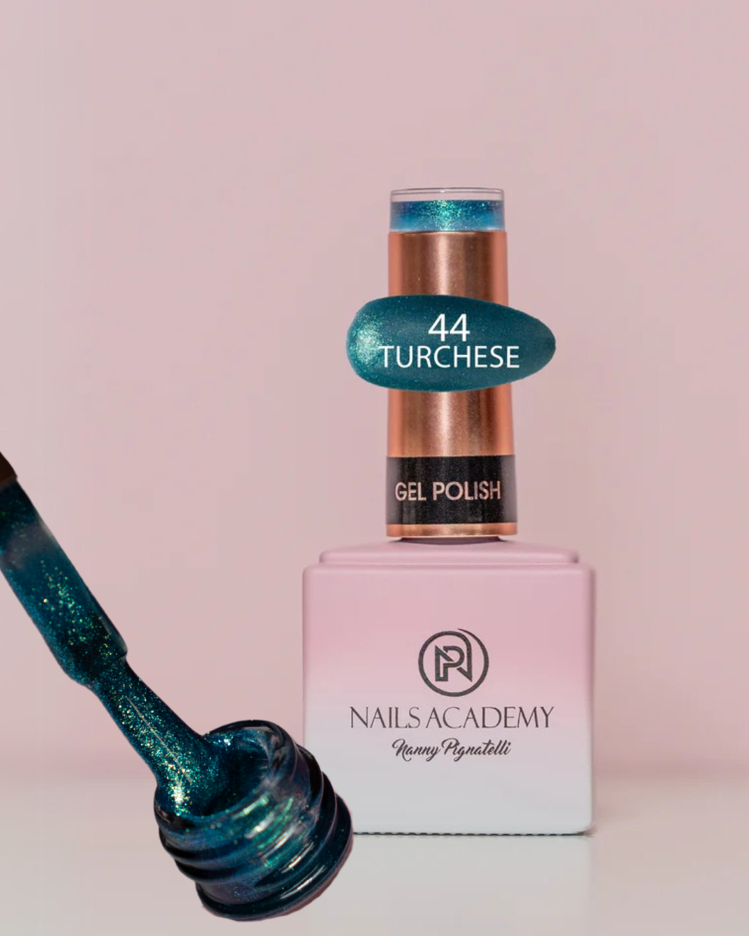 GLITTER GEL POLISH N.044 “Turchese”