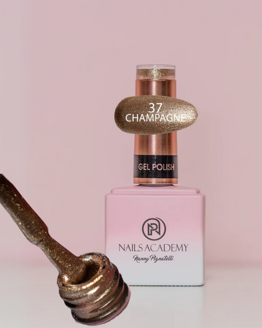 GLITTER GEL POLISH N.037 “Champagne”