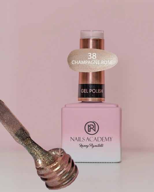 GLITTER GEL POLISH N.038 “Champagne Rose”
