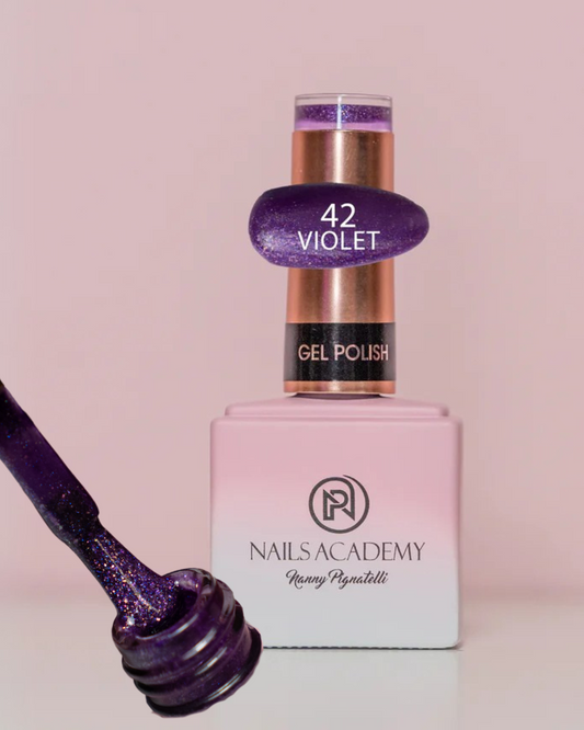 GLITTER GEL POLISH N.042 “Violet”