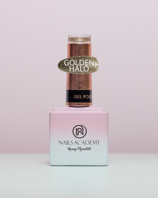 GLITTER GEL POLISH N.123 “Golden Halo” - TPO FREE